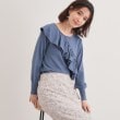 スーナウーナ(SunaUna)の【6色展開／大人フェミニン】アシメフリルニット24