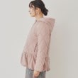 スーナウーナ(SunaUna)の【フード付き/ペプラムシルエット】中綿キルティングコート16