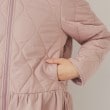 スーナウーナ(SunaUna)の【フード付き/ペプラムシルエット】中綿キルティングコート20
