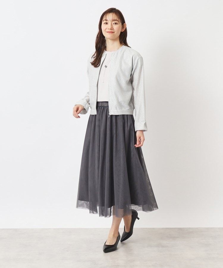 スーナウーナ(SunaUna)の【シアー/春から夏まで】ショート丈メッシュブルゾン10