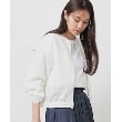 スーナウーナ(SunaUna)の【シアー/春から夏まで】ショート丈メッシュブルゾン アイボリー(004)