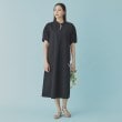 スーナウーナ(SunaUna)の【ゆったりシルエット／サッカー素材】パール付スキッパーワンピース3