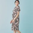 スーナウーナ(SunaUna)の【＆yours project／4色展開】5分袖レースプリントワンピース9