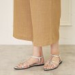 スーナウーナ(SunaUna)の【秋にぴったり／ウエストゴム】オックスストレッチイージーワイドパンツ20
