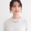 スーナウーナ(SunaUna)の【セレモニーにも！】チェーン＆プラスチックパールショートネックレス4