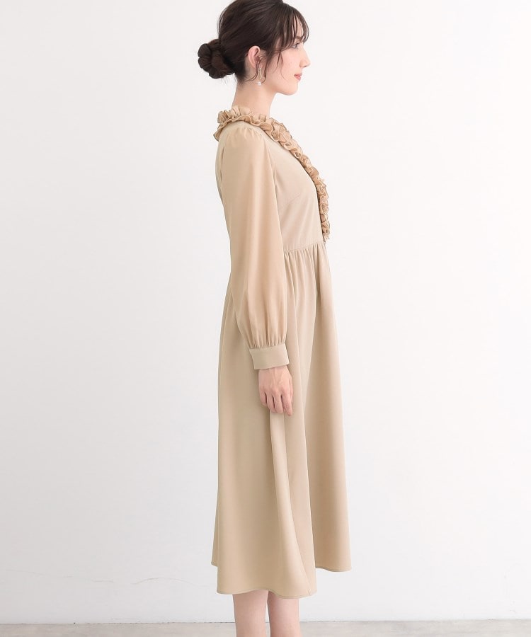 スーナウーナ(SunaUna)の【オケージョン対応可／衿フリル】フェミニンワンピース11