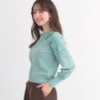 スーナウーナ(SunaUna)の【春まで着られる／衿元レース／ふわふわ】ケミカルレースニット13