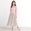 スーナウーナ(SunaUna)の【春まで着られる／衿元レース／ふわふわ】ケミカルレースニット5