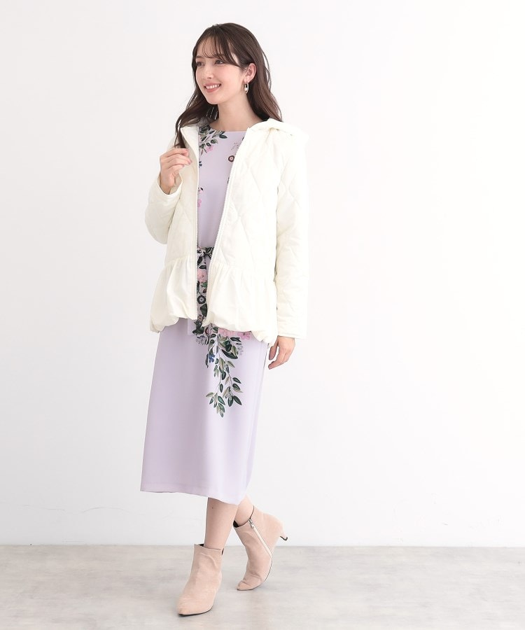 スーナウーナ(SunaUna)の【SS～Lサイズ展開／＆yours project】パネルフラワーワンピース4