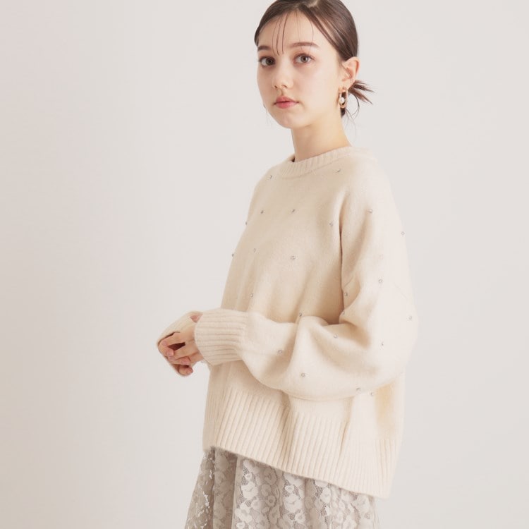 スーナウーナ(SunaUna)の【web限定／今すぐ活躍】ビジューニット ニット/セーター