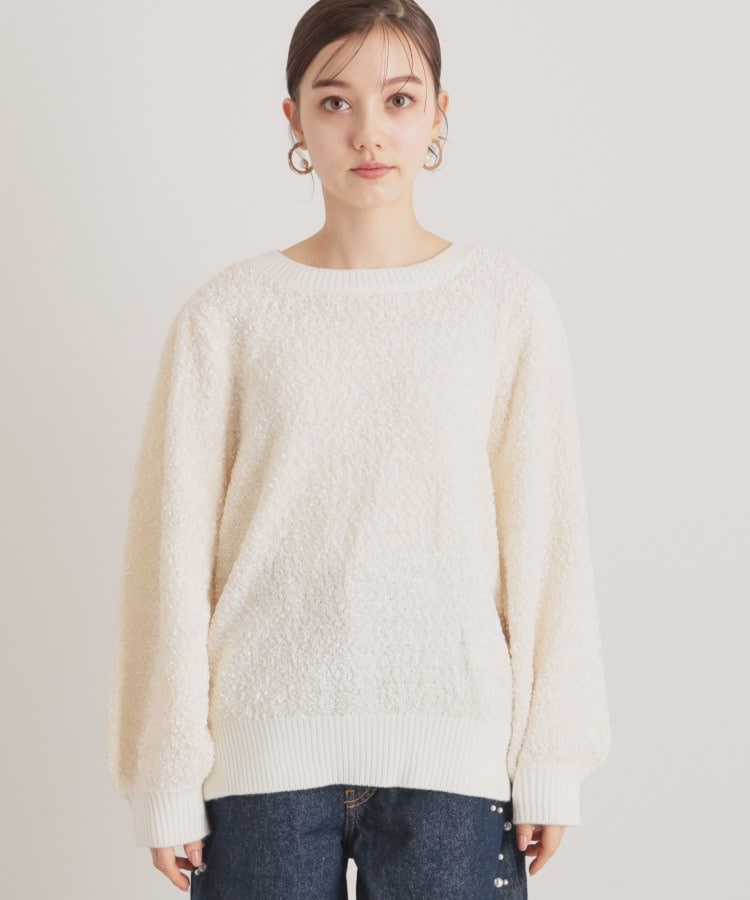 スーナウーナ(SunaUna)の【web限定／今すぐ活躍】リボンヤーンニット14