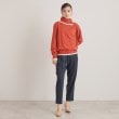 スーナウーナ(SunaUna)の【web限定／衿バイカラー】スリットネックニット4