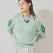 スーナウーナ(SunaUna)の【SS～Lサイズ展開／リボン＆ビーズ刺繍】クラフトニット8