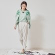 スーナウーナ(SunaUna)の【SS～Lサイズ展開／リボン＆ビーズ刺繍】クラフトニットカーディガン4