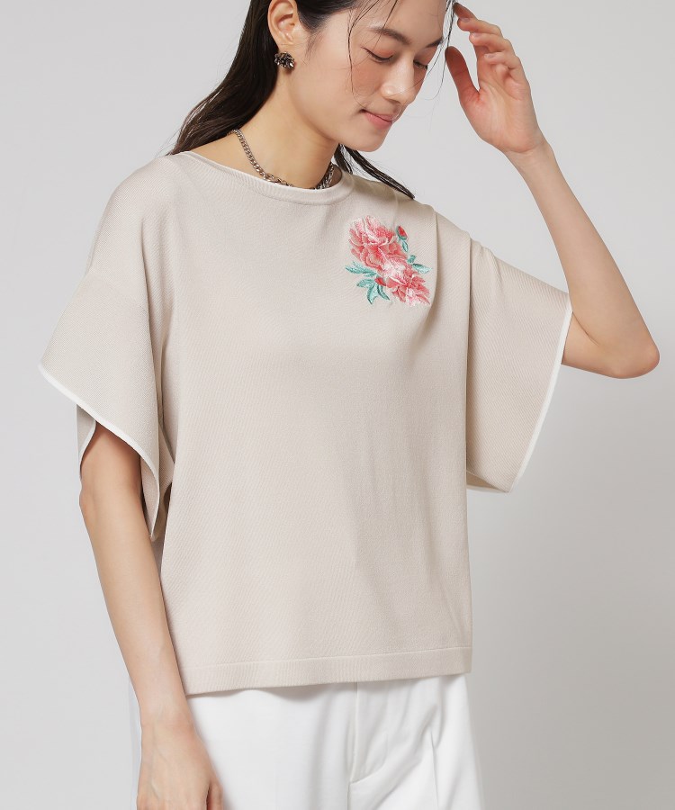 SS~Lサイズ展開/グラデーションフラワー】クラフトニット SS~Lサイズ展開/グラデーションフラワー】クラフトニット