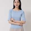 スーナウーナ(SunaUna)の【接触冷感／アンサンブル可】パール調パーツ付きニット9