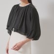 スーナウーナ(SunaUna)の【パウダーシフォン／バルーンスリーブ】クロプトブルゾン14
