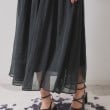スーナウーナ(SunaUna)の【パウダーシフォン／シャーリング】ロングワンピース16