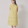 スーナウーナ(SunaUna)の【お花モチーフ／チャイナカラー】タック切替ワンピース10