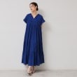 スーナウーナ(SunaUna)の【涼しい！／インド綿】ティアードロングワンピース ブルー(092)