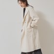 スーナウーナ(SunaUna)の【袖口リブ／ゆったりシルエット】ノーカラーコート6