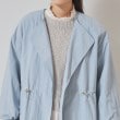スーナウーナ(SunaUna)の【袖口リブ／ゆったりシルエット】ノーカラーコート17