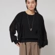 スーナウーナ(SunaUna)の【レーシー＆リブ】アンサンブルニット ネイビー(094)