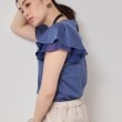 スーナウーナ(SunaUna)の【接触冷感／S～Lサイズ展開】シフォン使いフレアスリーブカットソー16