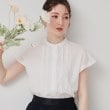 スーナウーナ(SunaUna)の【コンパクトフリル／3色展開】フレンチスリーブブラウス2