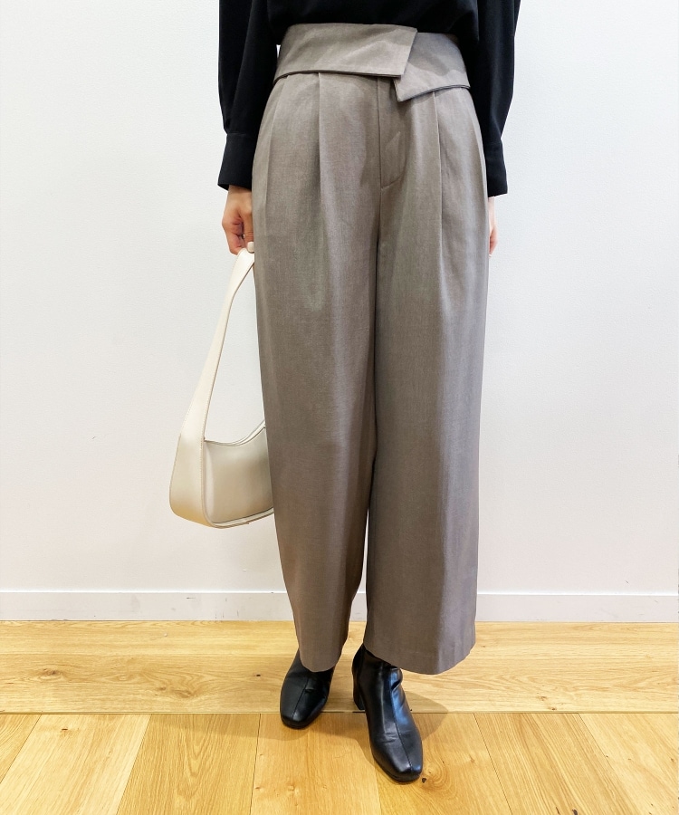 センタータックワイドパンツ(ロングパンツ)｜PANTS（パンツ