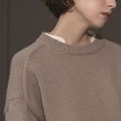 オペークドットクリップ(OPAQUE.CLIP)のもちもちクルーネック ミドルゲージニット22