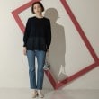 オペークドットクリップ(OPAQUE.CLIP)の裾プリーツドッキングニット7