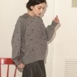 オペークドットクリップ(OPAQUE.CLIP)のハート柄 クルーネックニット19