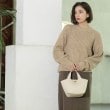 オペークドットクリップ(OPAQUE.CLIP)の片あぜラメボリュームニット1