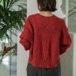 オペークドットクリップ(OPAQUE.CLIP)の片あぜラメボリュームニット14