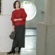 オペークドットクリップ(OPAQUE.CLIP)の片あぜラメボリュームニット15