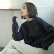 オペークドットクリップ(OPAQUE.CLIP)の片あぜラメボリュームニット17