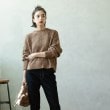 オペークドットクリップ(OPAQUE.CLIP)の片あぜラメボリュームニット29