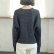 オペークドットクリップ(OPAQUE.CLIP)の片あぜラメボリュームニット36