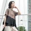 オペークドットクリップ(OPAQUE.CLIP)のアシンメトリー切替ドッキングトップス12