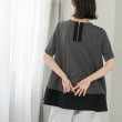 オペークドットクリップ(OPAQUE.CLIP)のAラインドッキングカットソー【洗濯機洗い可】20