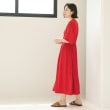 オペークドットクリップ(OPAQUE.CLIP)のシャーリングフィット＆フレアワンピース【洗濯機洗い可】21