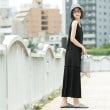 オペークドットクリップ(OPAQUE.CLIP)のプリーツ切替ノースリーブワンピース【洗濯機洗い可】15