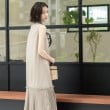 オペークドットクリップ(OPAQUE.CLIP)のプリーツ切替ノースリーブワンピース【洗濯機洗い可】22