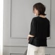 オペークドットクリップ(OPAQUE.CLIP)のプリーツデザインドッキングトップス【洗濯機洗い可】3
