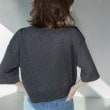 オペークドットクリップ(OPAQUE.CLIP)のラメハーフスリーブニット4