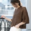 オペークドットクリップ(OPAQUE.CLIP)のスパンコールメッシュニット17