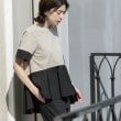 オペークドットクリップ(OPAQUE.CLIP)のペプラム切替ドッキングトップス11