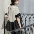 オペークドットクリップ(OPAQUE.CLIP)のペプラム切替ドッキングトップス12