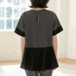 オペークドットクリップ(OPAQUE.CLIP)のペプラム切替ドッキングトップス35